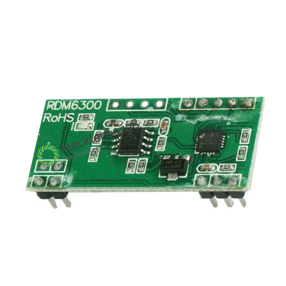 UART เครื่องอ่านคีย์การ์ด RFID EM4100 125kHz โมดูล ID RDM6300 (RDM630) สำหรับ Arduino