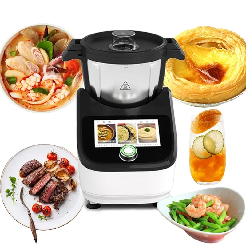 China Factory TM6 Wifi Smart Cooking Machine Food Processor Soup Maker Thermo Mixer Steamer Digital Display 5.5