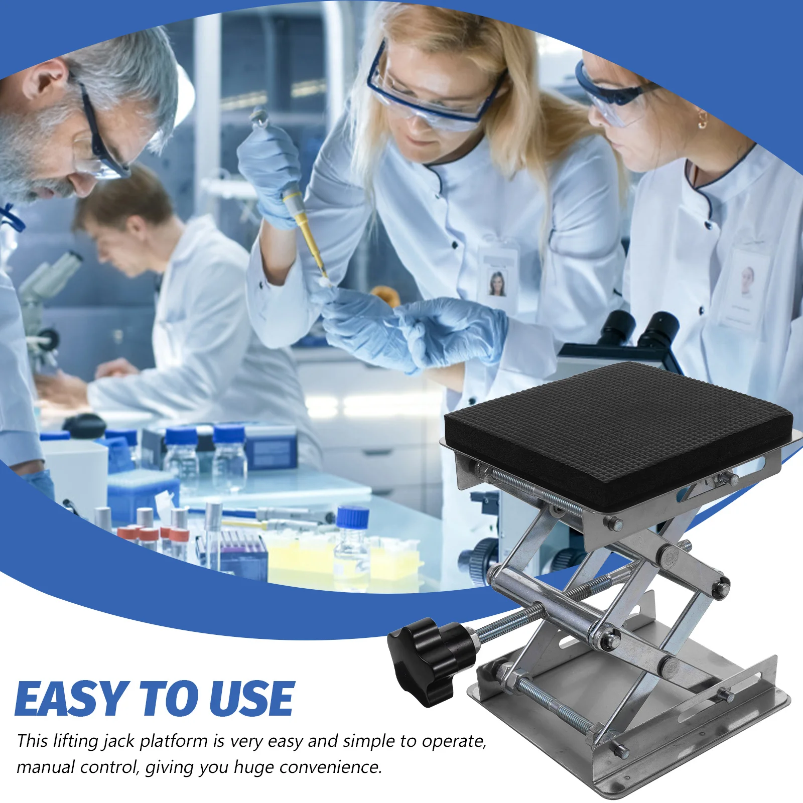 Scissor Platform Small Stand Lifting Damping Table Sponge Laboratory Support