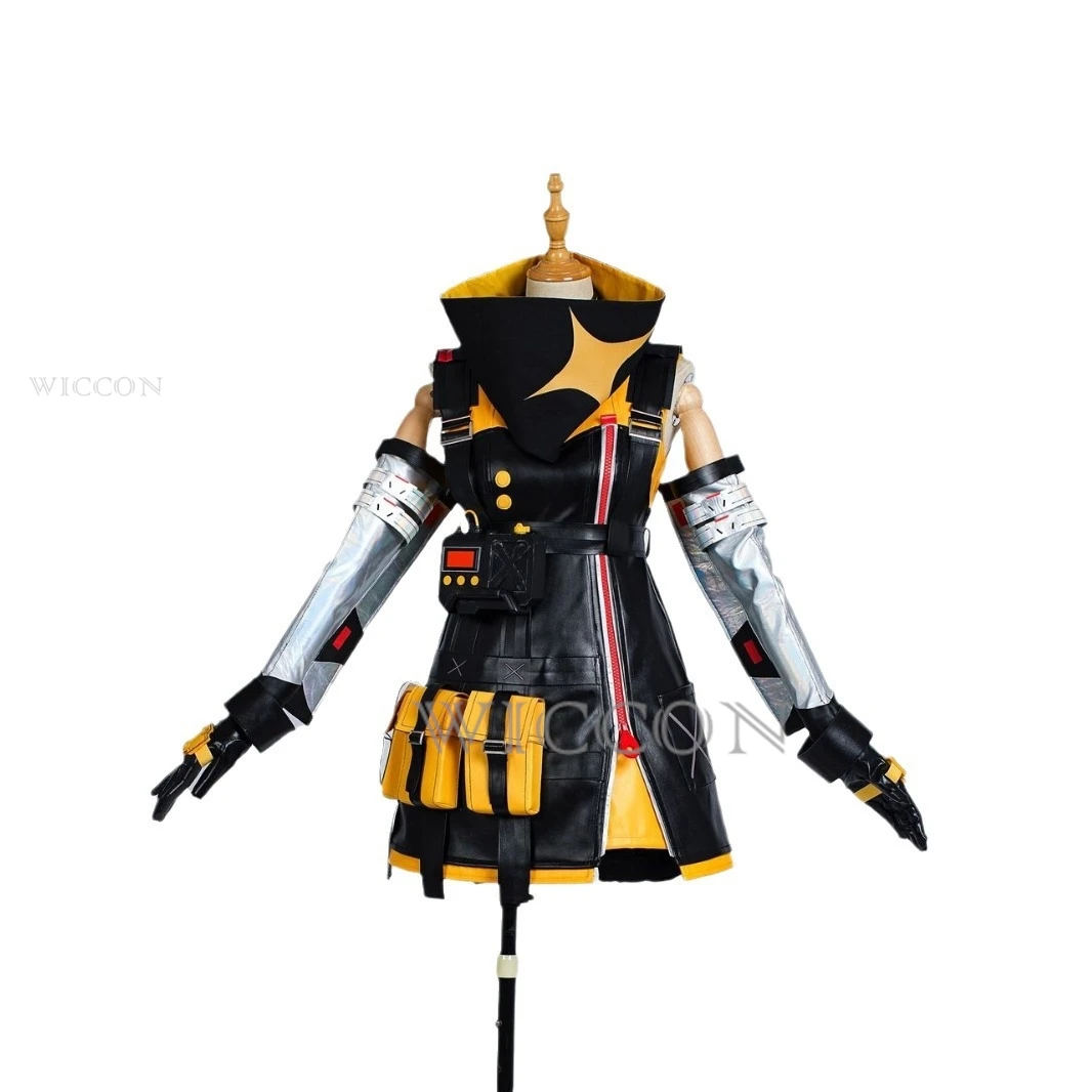 Jogo zenless zona zero soldado 11 cosplay traje peruca óculos feminino uniforme roupa festa de halloween role play prop anime zzz