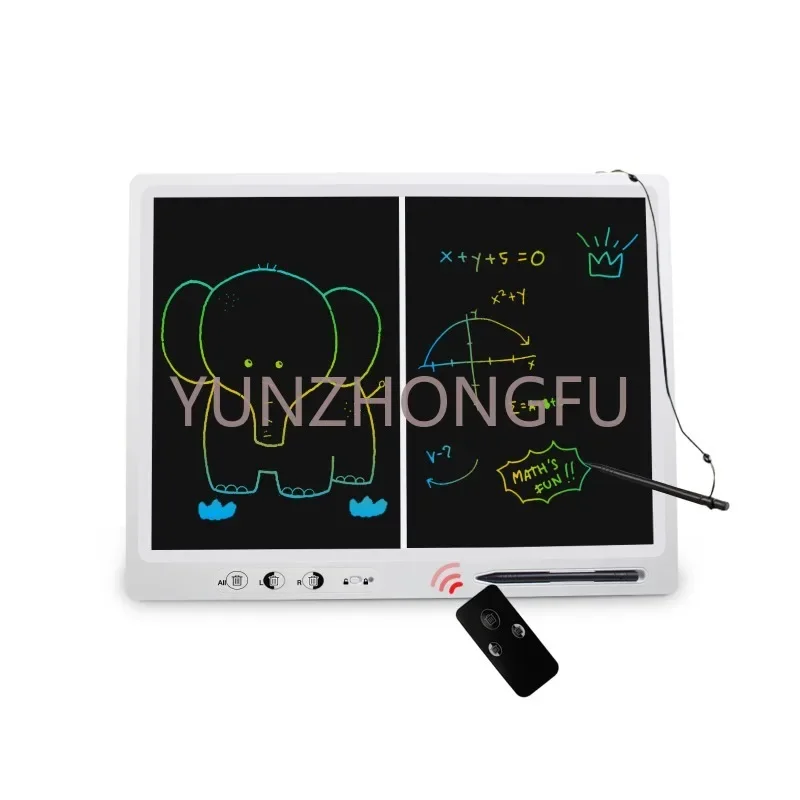 Kids toys Dual multi color screen 15/20/22 inch lcd writing drawing tablet digital electronic memo pad