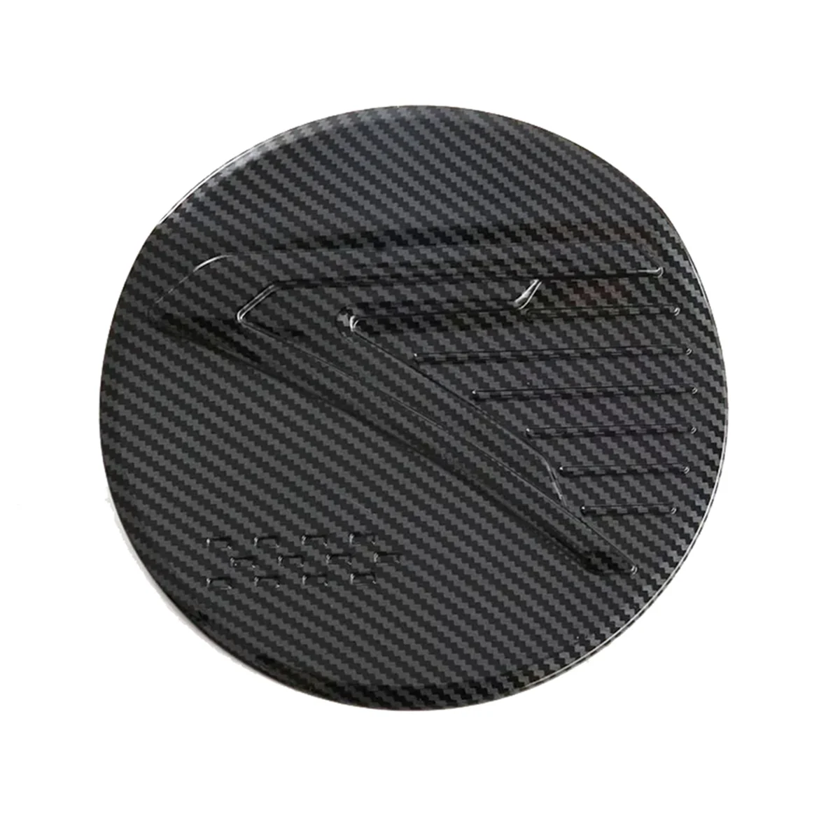 คลาสสิกสําหรับ Toyota Yaris Ativ/Vios 2023 2024 ถังน้ํามันเชื้อเพลิงรถยนต์ฝาครอบน้ํามัน Anti-Scratch แผงอุปกรณ์เสริม ABS คาร์บอนไฟเบอร์