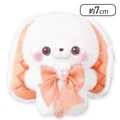 orange bow rabbit