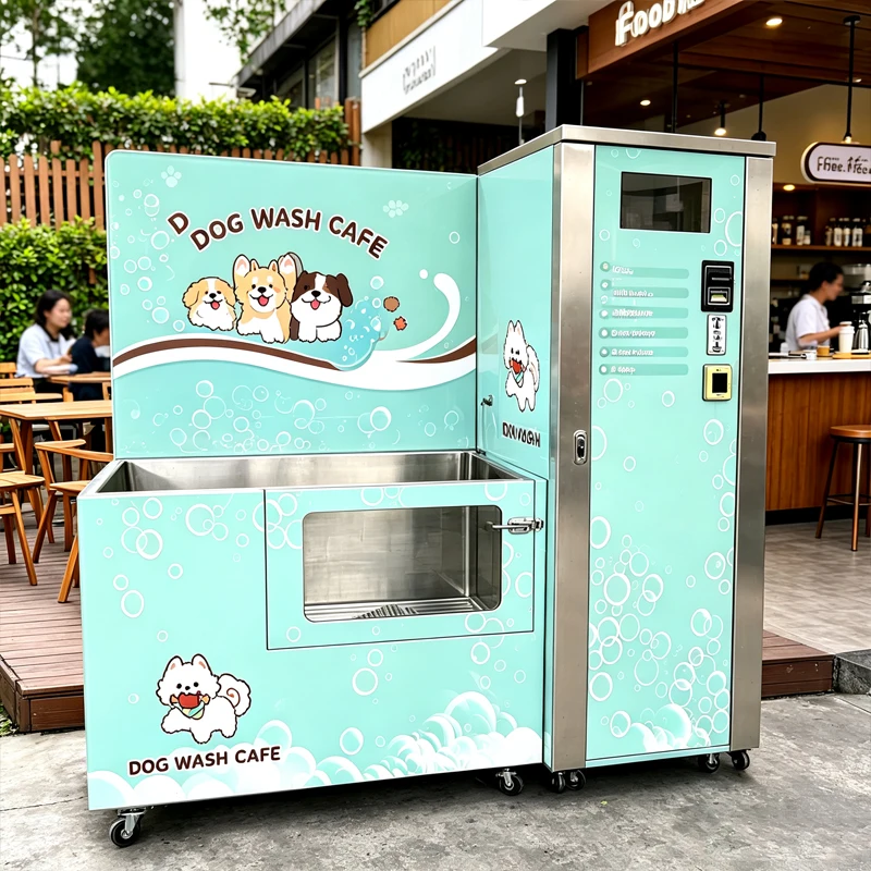 Park Self Service Dog Bath Machine Multi‑payment Pet Washing Station Outdoor Pet Grooming Kiosk Customized