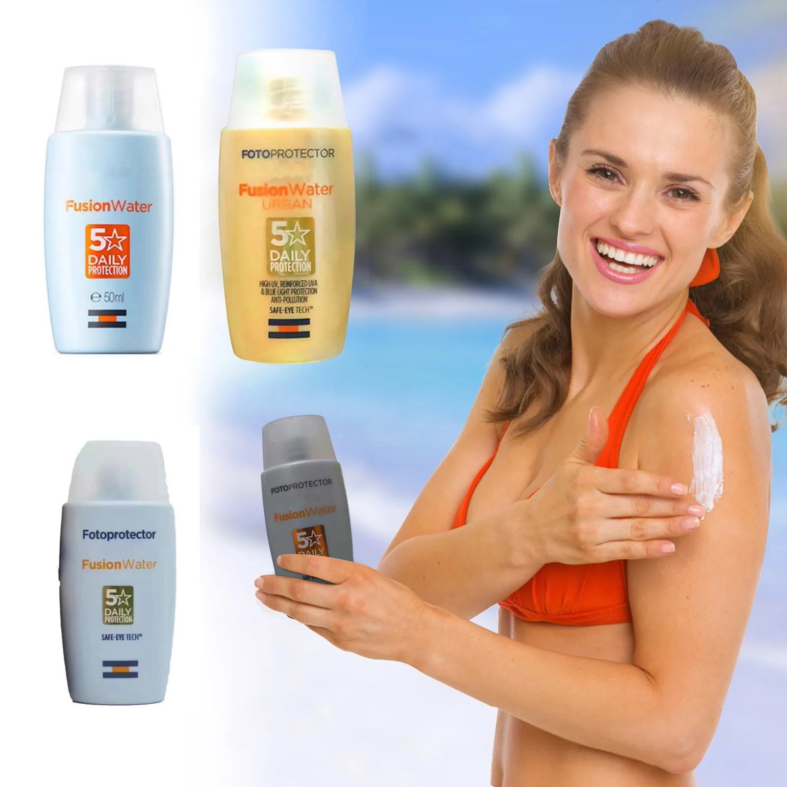 Sunscreen Refreshing Non-Greasy Isolation And Uv Effectively Isolate Uva And Uvb Ultraviolet Harm To The Skin 50ml