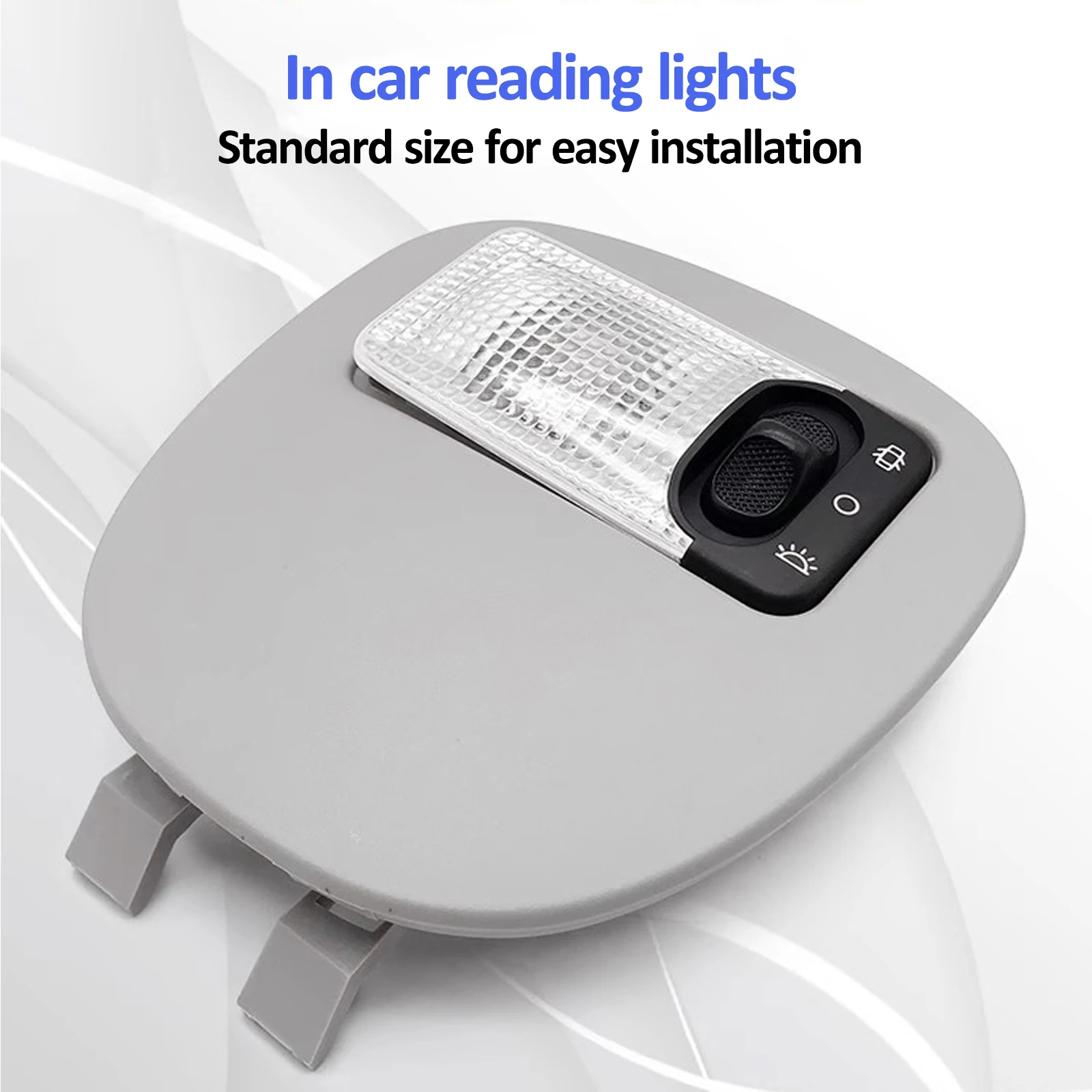 Car Accessories for Peugeot 107 206 206CC 207 207i Partner Interior Lamp reading light Roof Console lighting frame 6362P3 8146K8