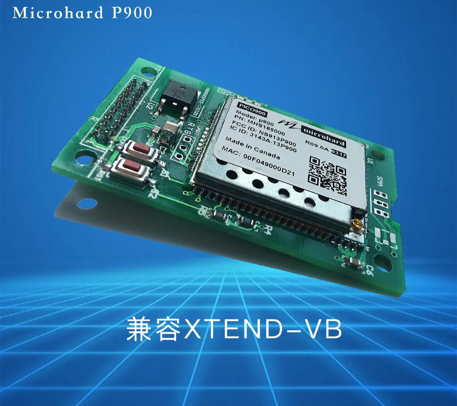 Canada Microhard P900 Module + Baseboard Replace Xtend No Need to Change 5V to 12V Power Supply Drone Digital Radio