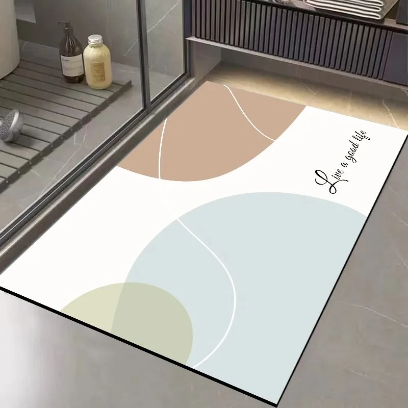 سجادة حمام عصرية بتصميم فني تج - مراجعة Home Bathroom Colors وسعره