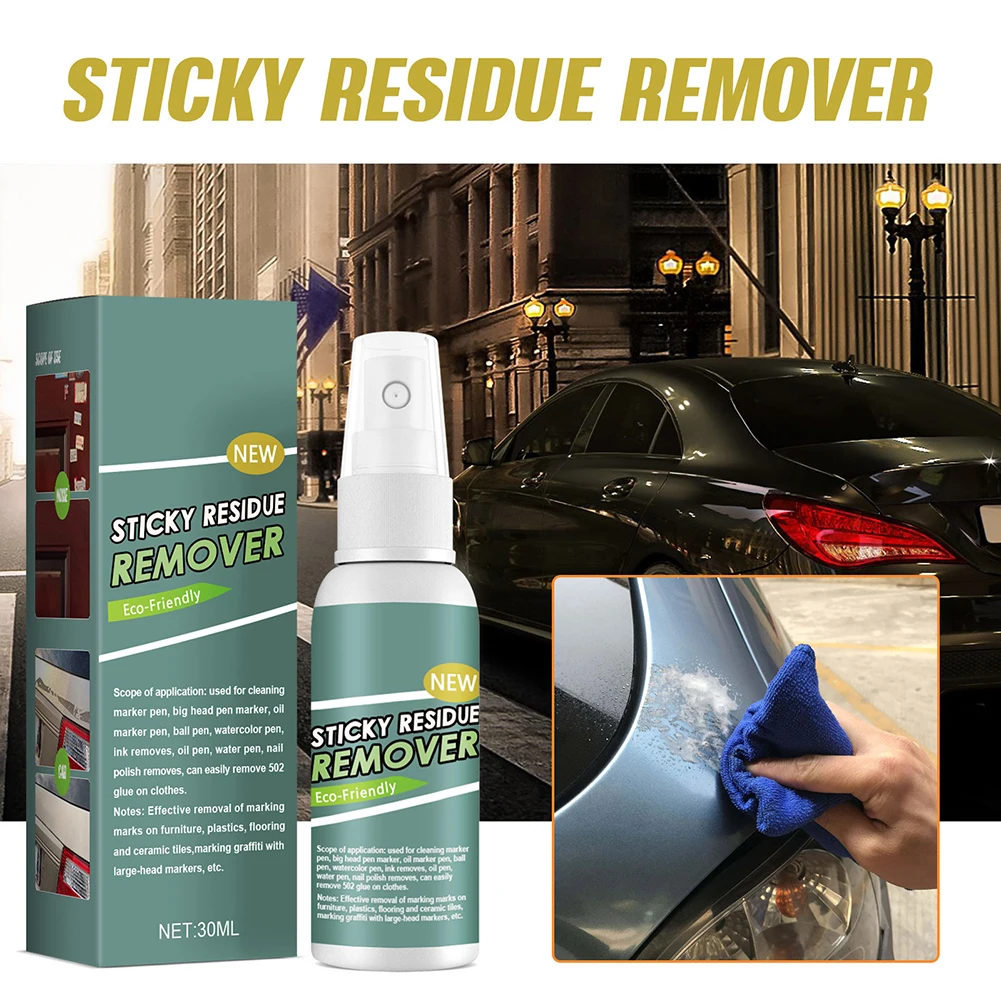 

Auto Sticker Remover Sticky Glue Removal Car Glass Label Cleaner Spray Wall Sticker Glue Removal Spray Car Cleaner