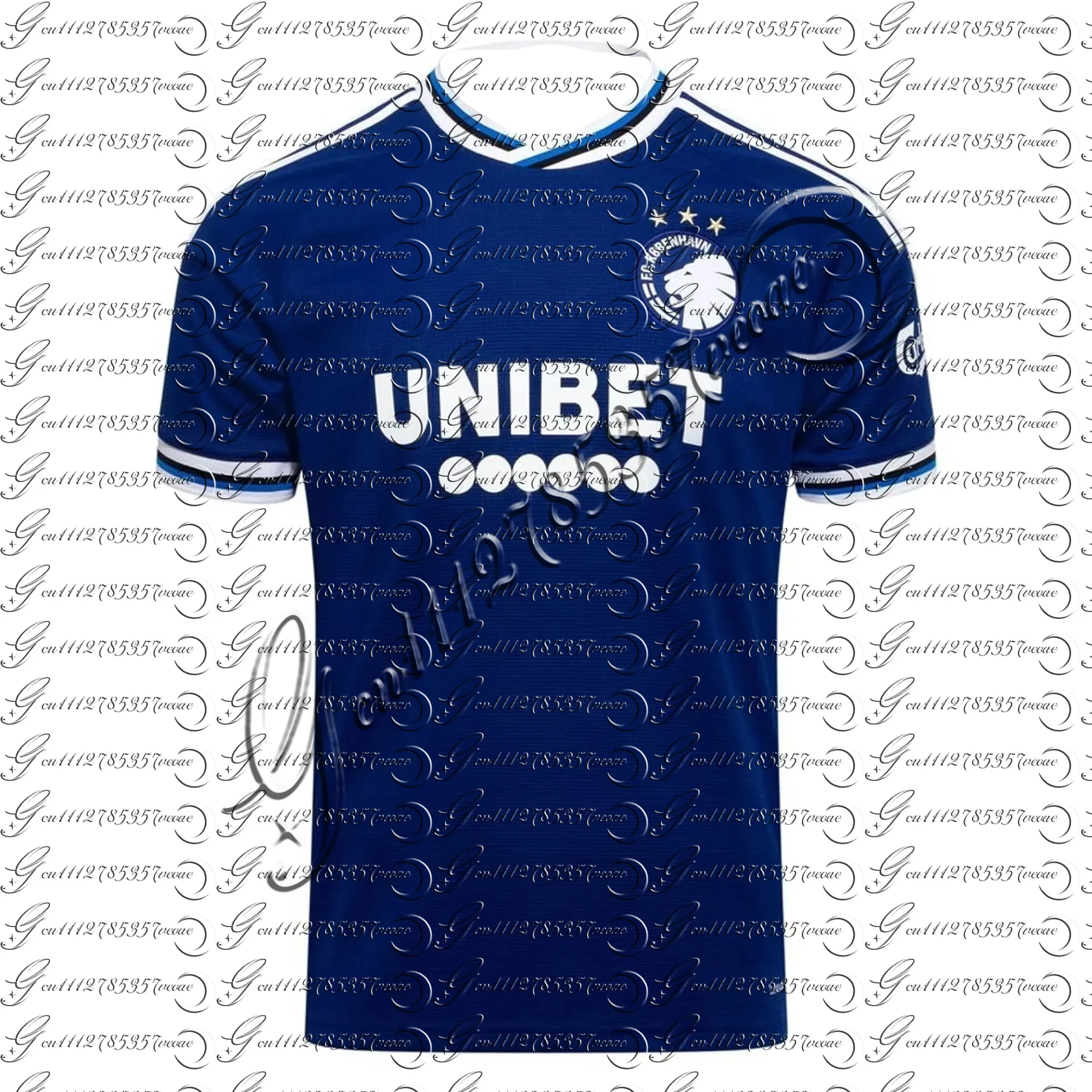 Herren 2026-2027 FC Kopenhagen Heimtrikot Schnelltrocknend Kurzarm Fan-Version Sportbekleidung Familien-Set Dänisches Teamwear