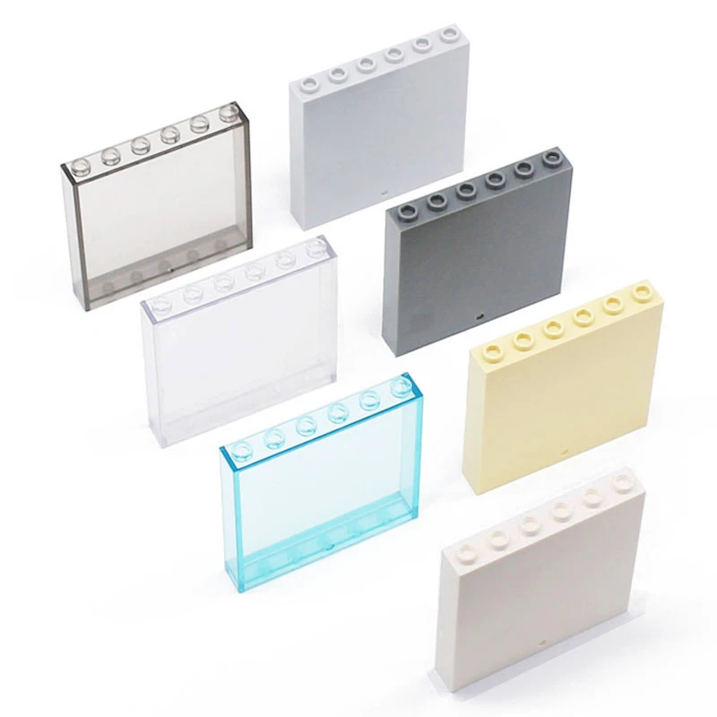 1x6x5 Window Glass Houses Wall Element 59349 Compatible Building Blocks Panel Assembles Accessories