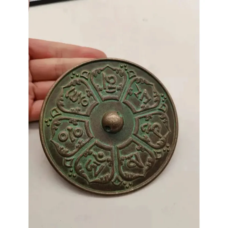 China ancient Bronze mirror lotus design fengshui safety decoration mirror Home decoration metal crafts