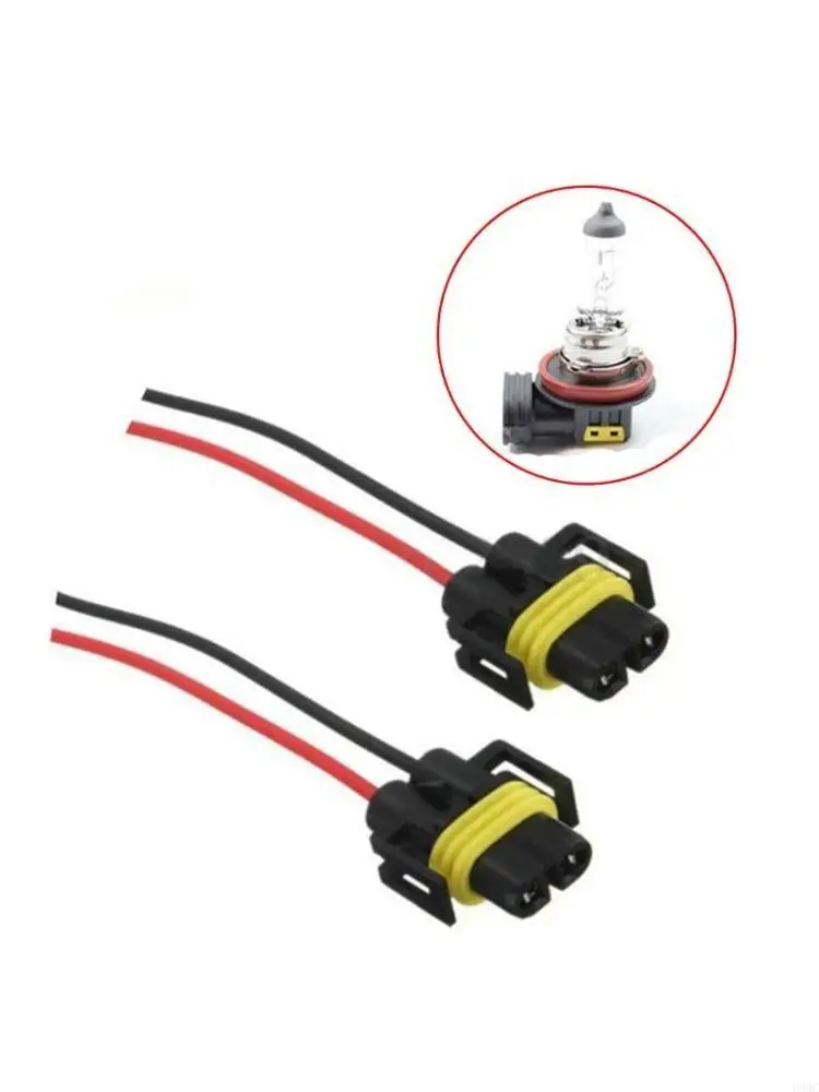 2Pcs H11 H8 LED Connector RGB Extension Cable LED Strip Connector Extension Cable Cord Wire Harness New