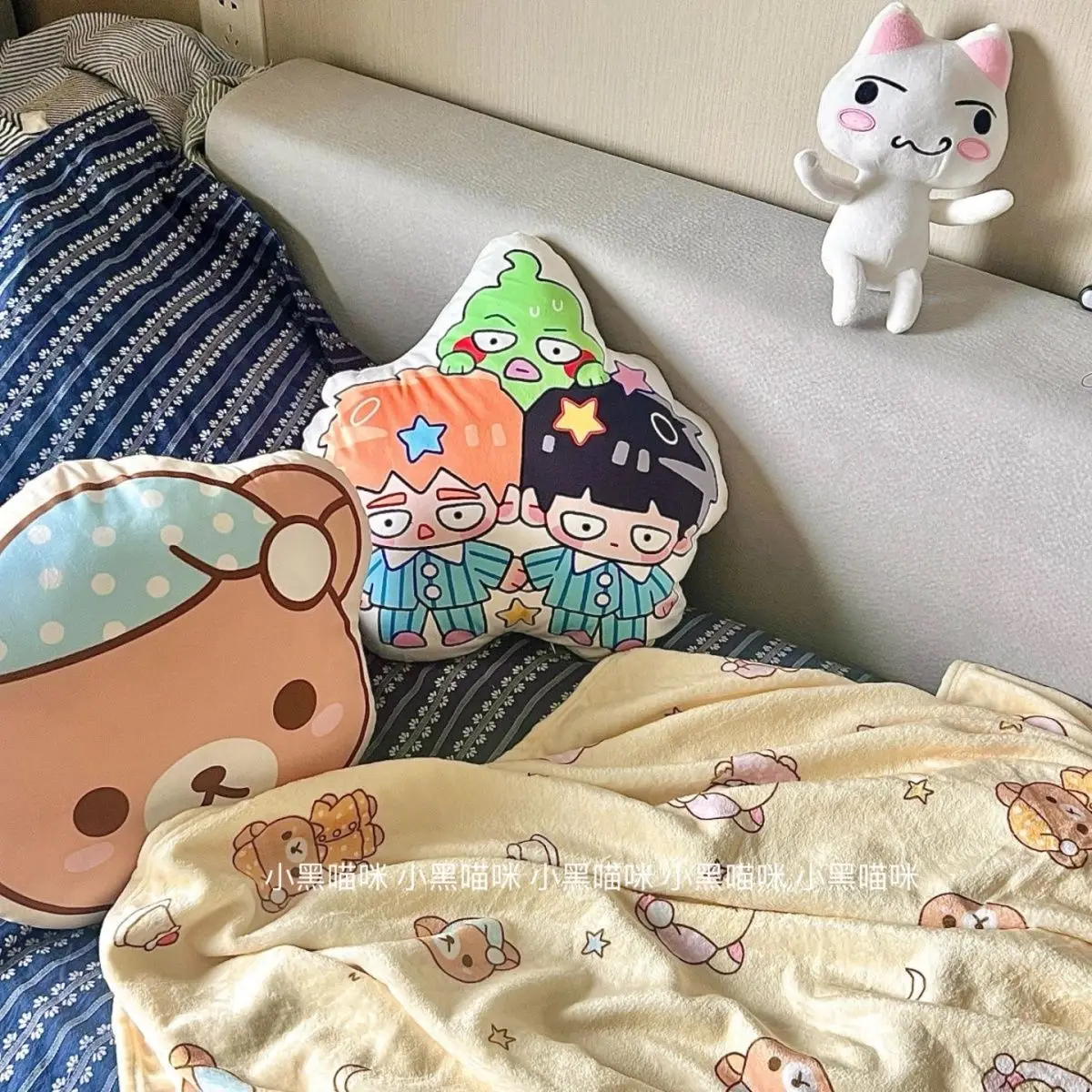 Rilakkuma بطانية أربعة مواسم العالمي بطانية الحليب المخملية عنبر مكتب تكييف الهواء بطانية القيلولة غطاء دافئ الهدايا #3