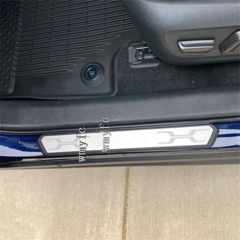 

Car Accessories For Toyota RAV4 RAV 4 XA50 Hybrid 2019-2021 2022 2023 ABS Door Sill Scuff Plate Cover Welcome Pedal Trim Sticker