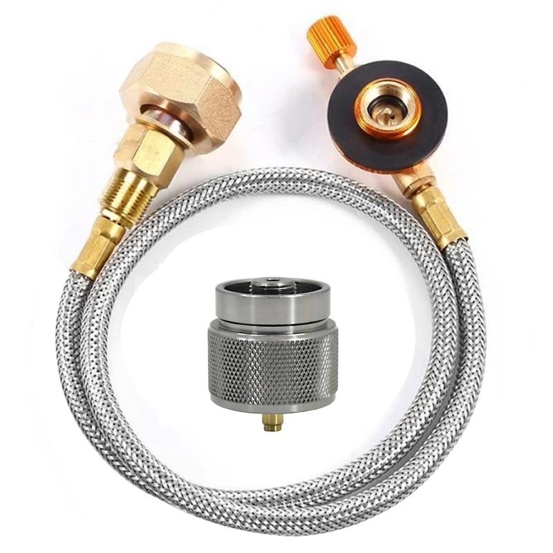Europe Camping Gas Stove Propane Refill Adapter Burner Outdoor LPG Flat Cylinder tank Coupler Container Refill Adapter