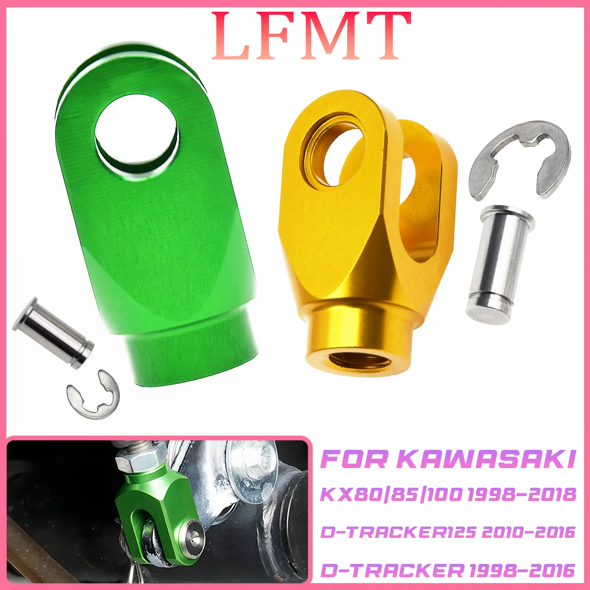

For Suzuki RM80 RM85 RM125 RM250 RMX250S RMX250R DRZ400S DRZ400R DRZ400SM 250SB LTZ400 LT-R450 CNC Rear Brake Clevis 1998-2019