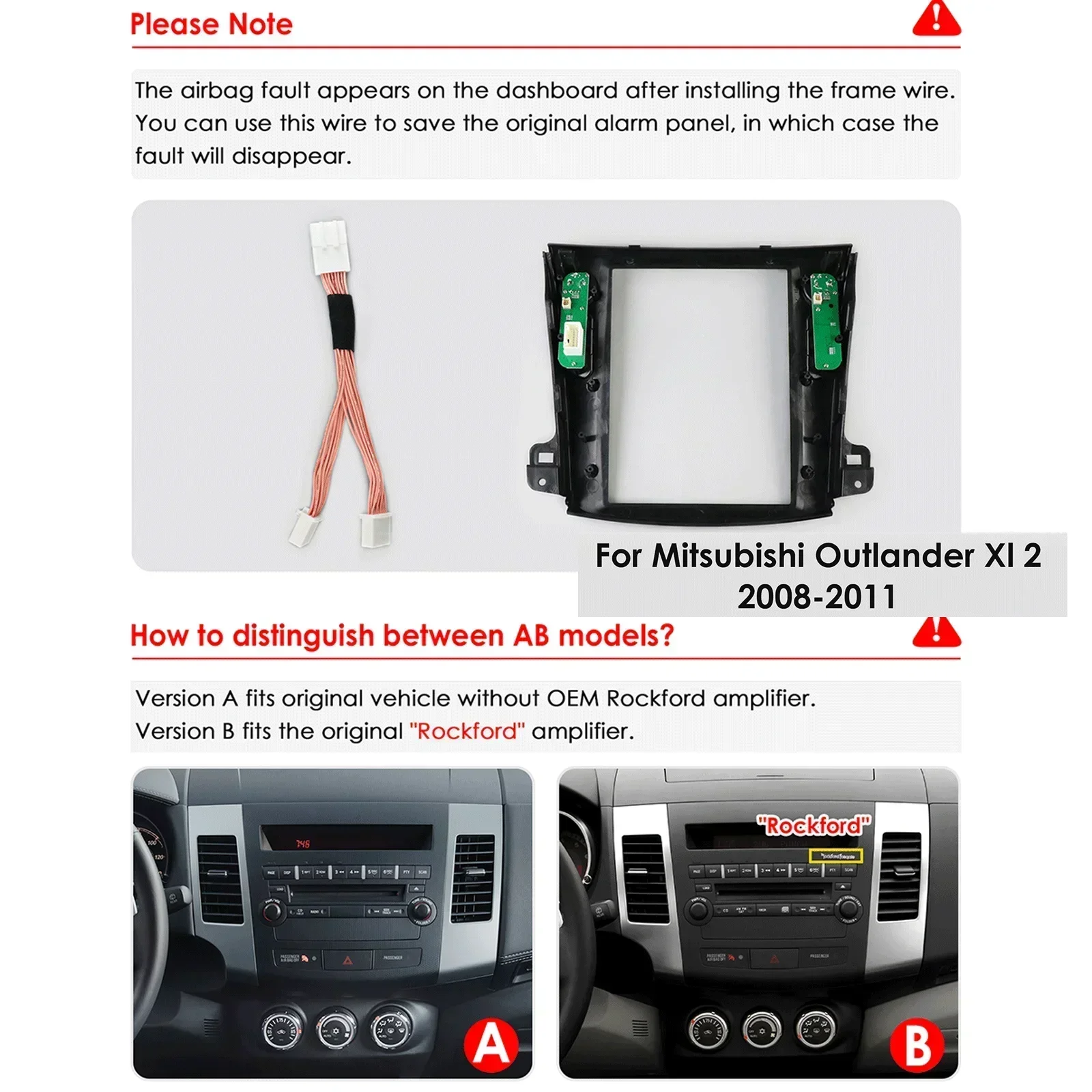 Radio para Auto de 9.7 Pulgadas para Mitsubishi Outlander XL 2 2008 2009 2010 2011, Navegación, Multimedia, Bluetooth Inalámbrico, Carplay, Pantalla QLED 3