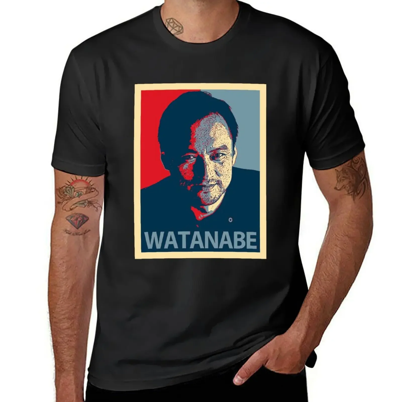 Watanabe T-Shirt basketball graphic tees custom t shirt mens champion t shirts