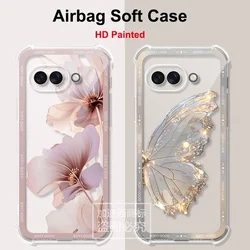 For Google Pixel 9A Phone Case Pixel9A Transparent TPU Anti-fall Silicone Soft Cover For Google Pixel 9 8 Pro Shell Pixel 7A 7
