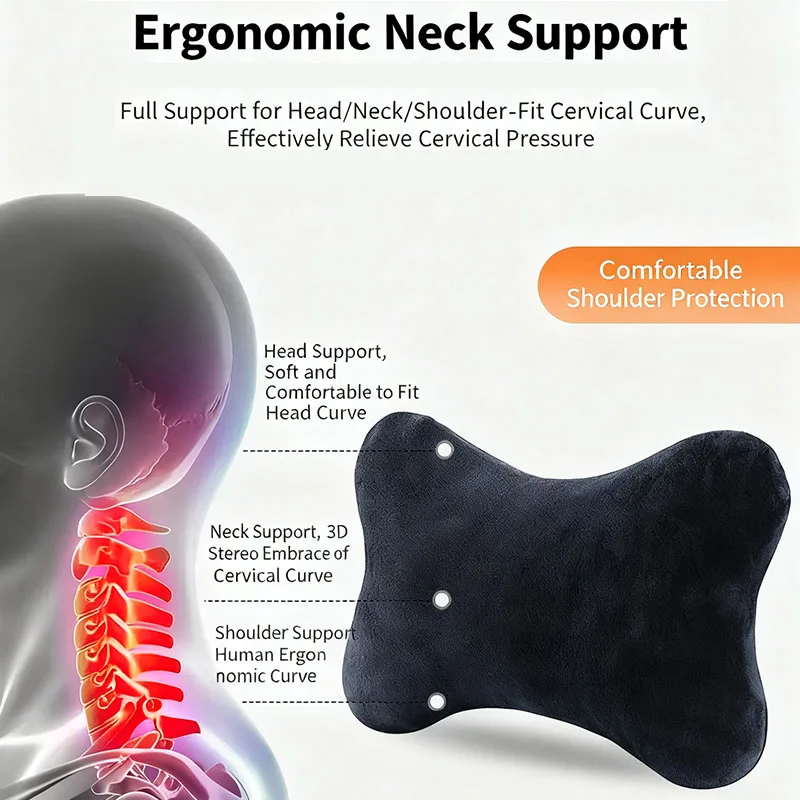 Simple car headrest,plush neck headrest,car accessories,for Chery Omoda 5 Jaecoo J7 Tiggo 7 8 Omoda E5 C5 EV view 4