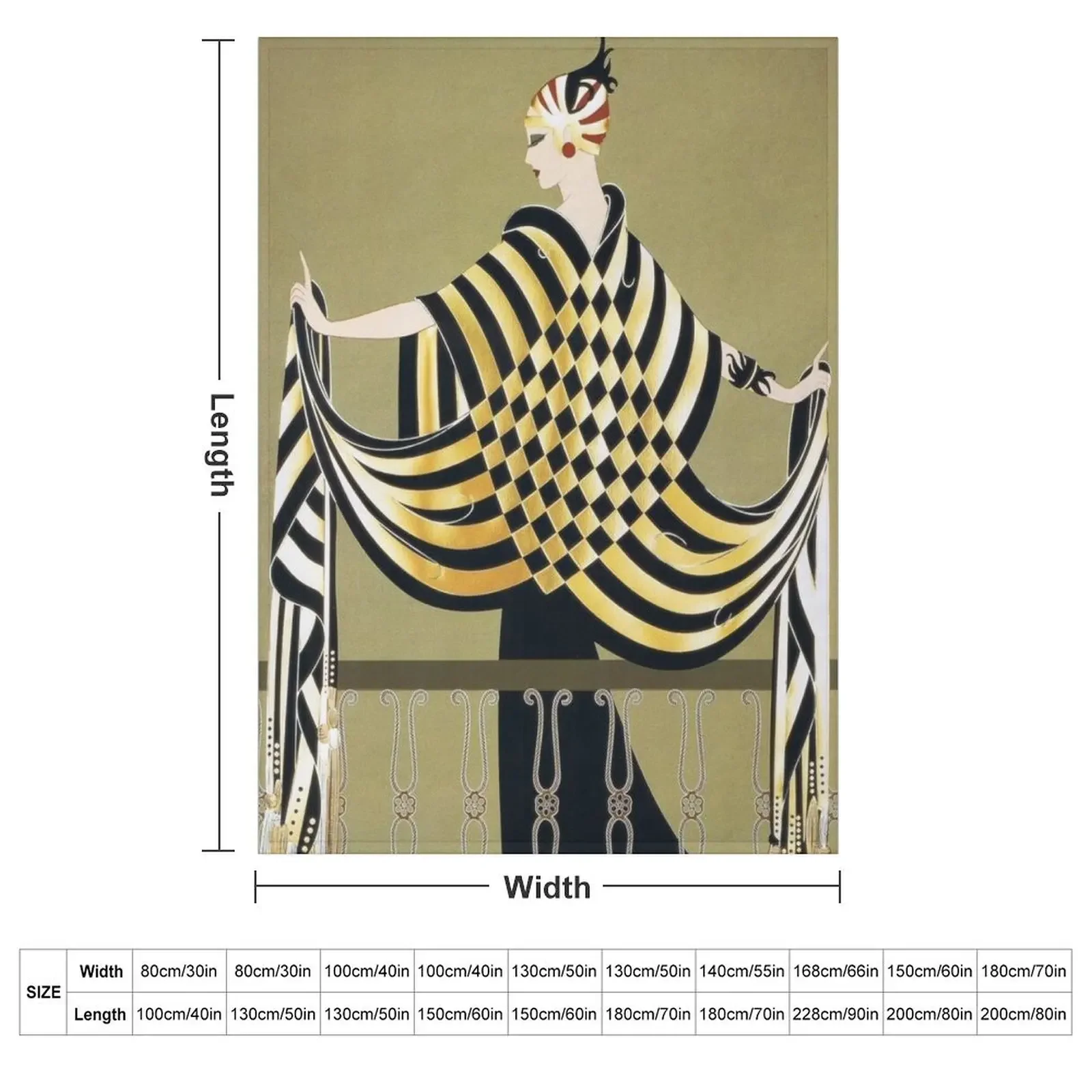 LADY OF THE CHESS Art Deco Beauty Fashion Throw Blanket Flannel Polar wednesday Stuffeds Blankets