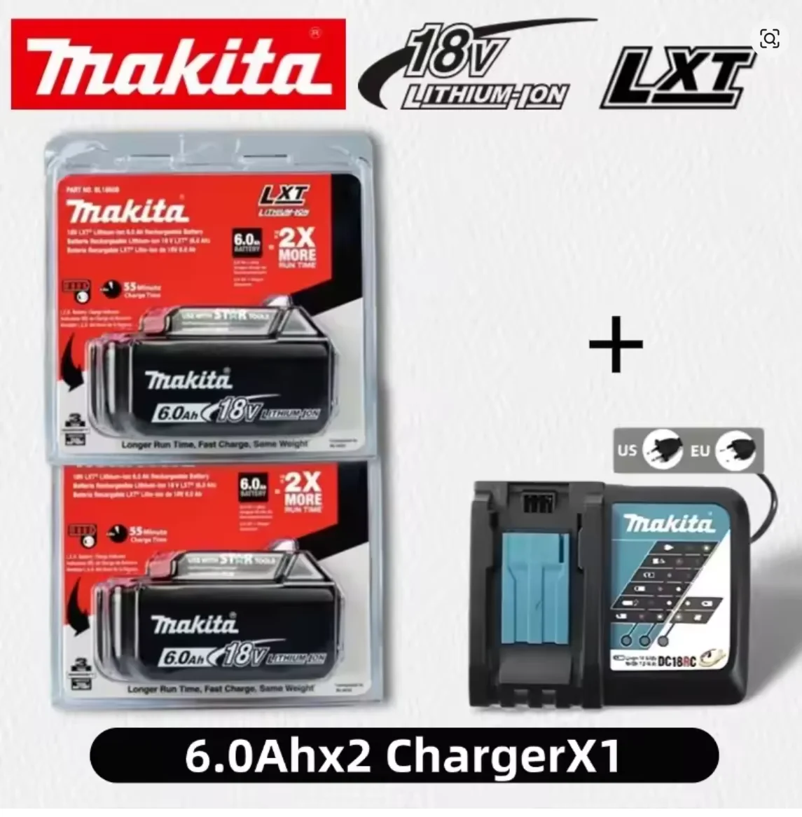 

2026 Makita BL1860 BL1850B BL1850 BL1840 BL1830 Screwdriver Battery & Charger 18v Replacement Power Tool Batteries.