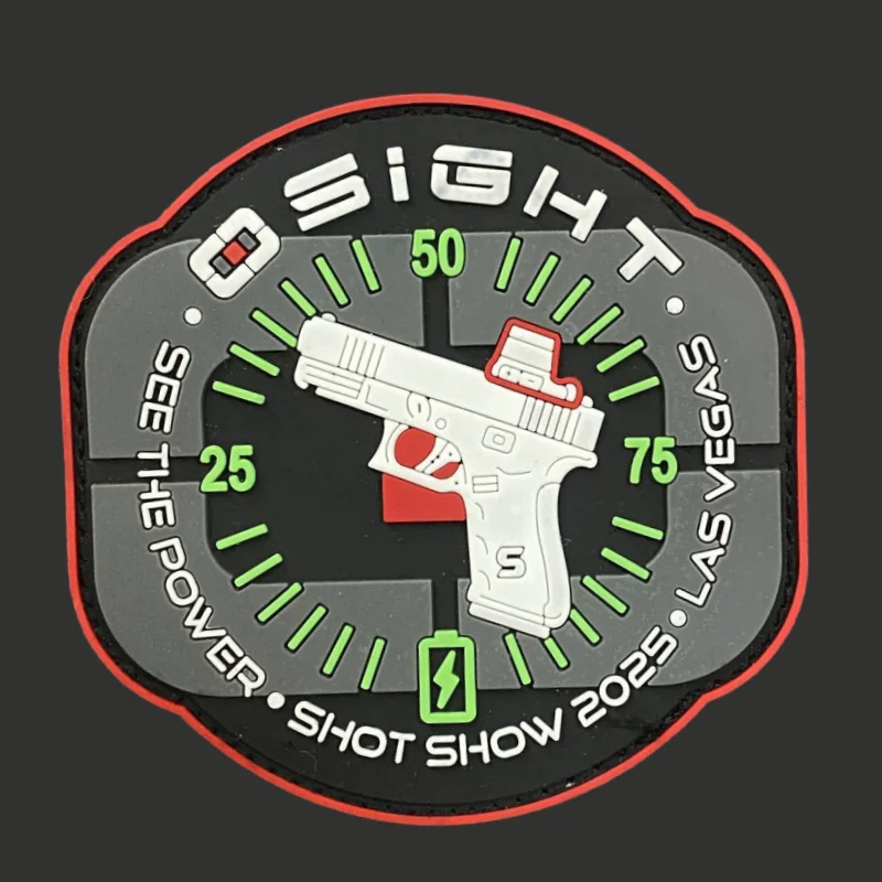 

“Shot Show Olight Osight” Patch Military Tactical Morale Badge PVC Hook and Loop Backpack Clothing Decoration Stickers Armband
