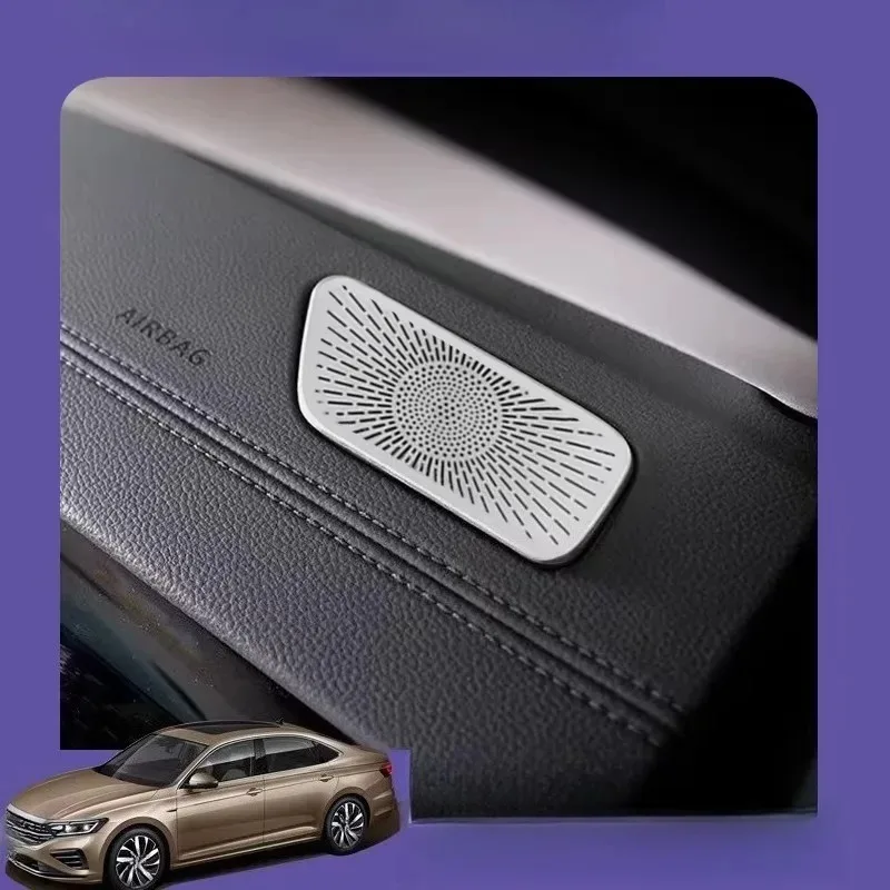 For Volkswagen Passat B8 2019-2026 Dashboard Out Of Trend Protective Cover Patch Stainless Steel Car Hollow Mesh Accessories