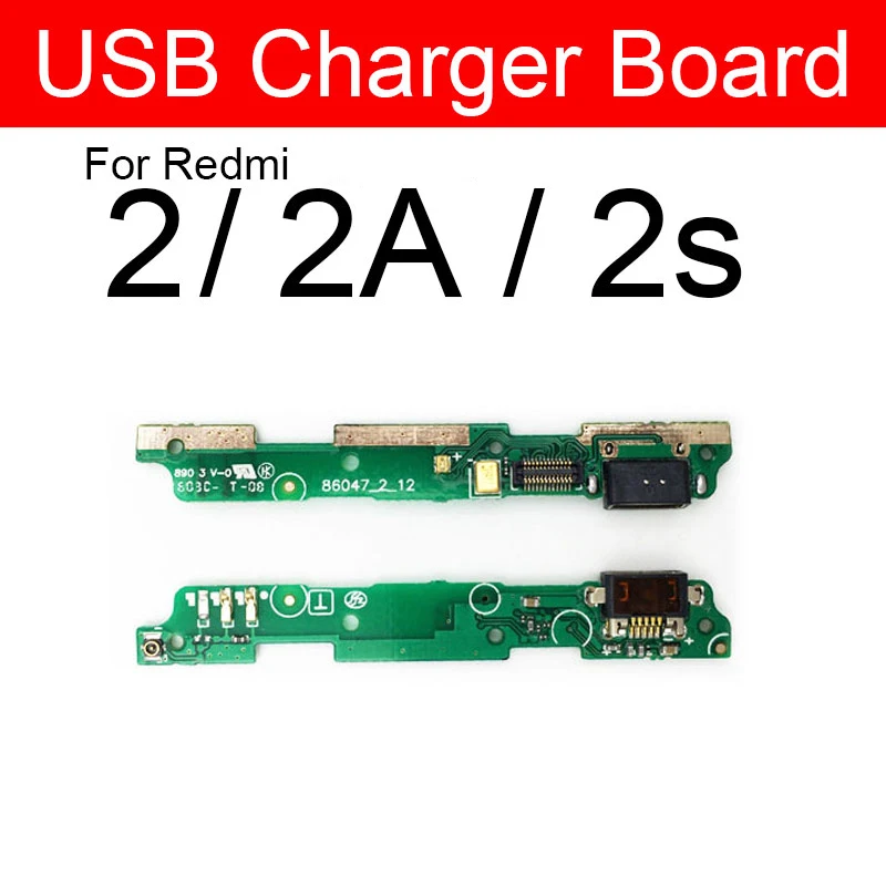 USB Charging Jack Port Board For Xiaomi Redmi 2 2A 2S 3 3Pro 3S 3X 4 4Pro 4A 4X USB Charger Board Flex Cable Replacement Parts