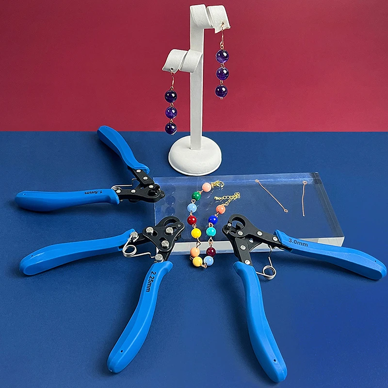 1.5/2.25/3mm Wire Rolling Plier Set For Wire Winding Bending Repair Jewelry Making Tool Round Nose Pliers For Wire Ring Wrapping