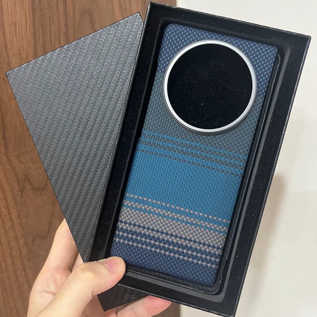

Magnetic 600D Real Aramid Carbon Fiber Phone Case Cover On For Vivo X Fold 5 3 Pro 5G Global Fold3 Fold5 XFold 256/512 Magsafe