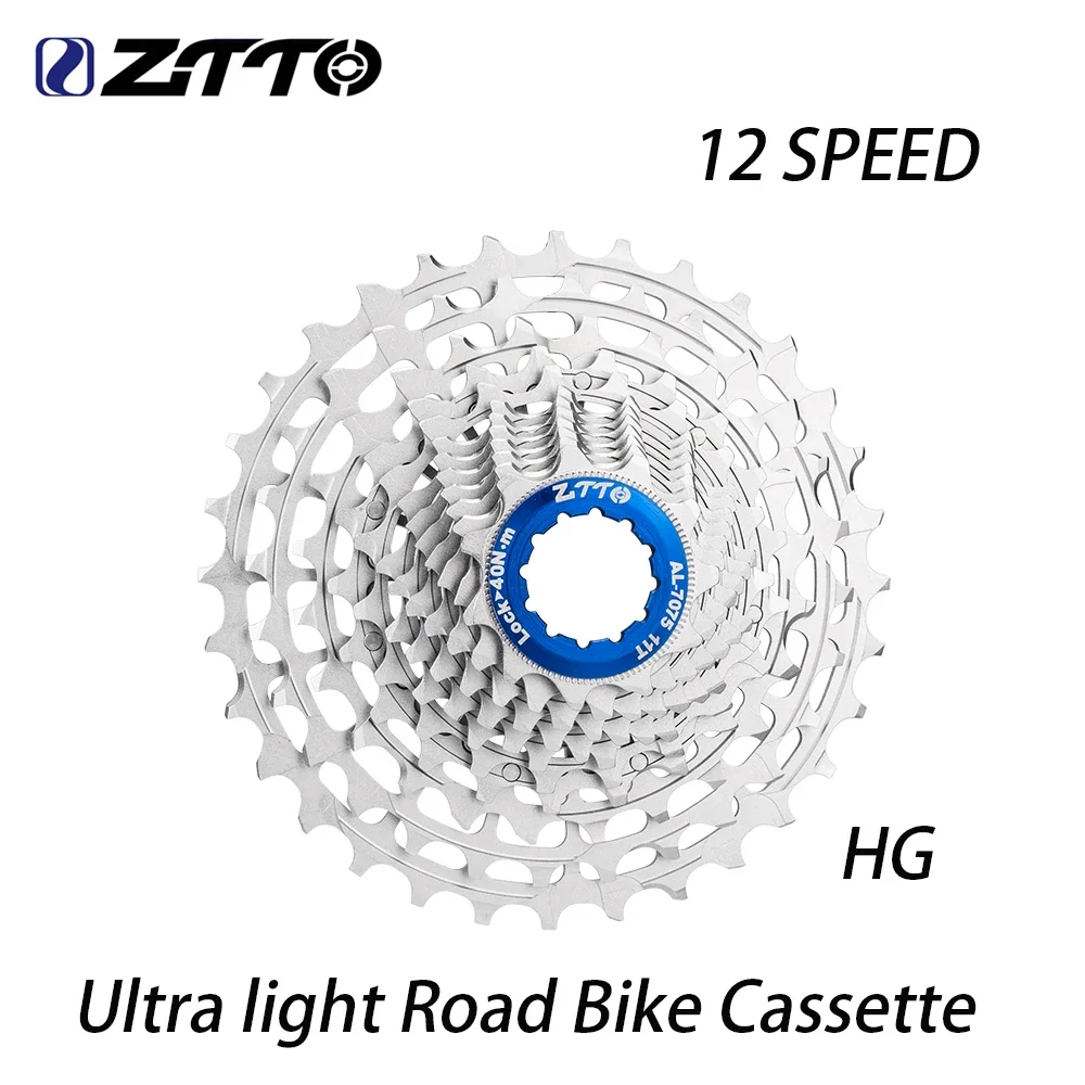 ZTTO ULT Road Bike 12 Speed HG Cassette 12 V 34T 36T Extremely light Freewheel 12 S 28/30/32T Gravel Bicycle Flywheel