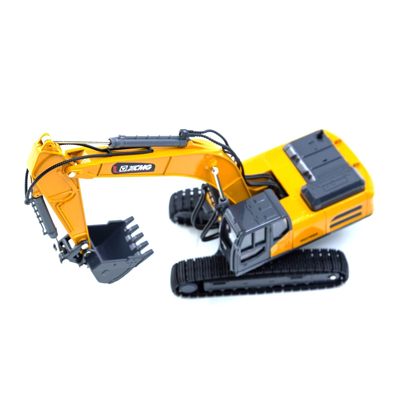 1:40 Scale XCMG UEG/E2-260 Excavator Model Collection Repica Zinc Alloy Cab Open Yellow White Color