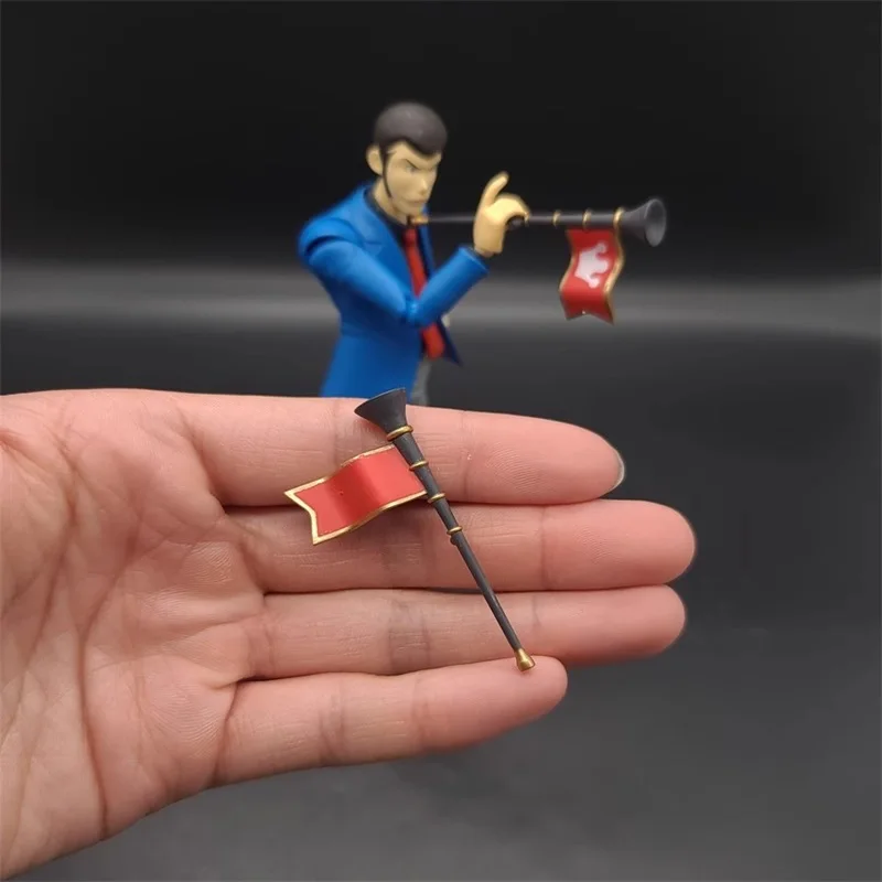 

1/12 Soldier Accessories Miniature Suona Trumpet Horn Model Toy Fit 6'' Action Figure Body In Stock Collection