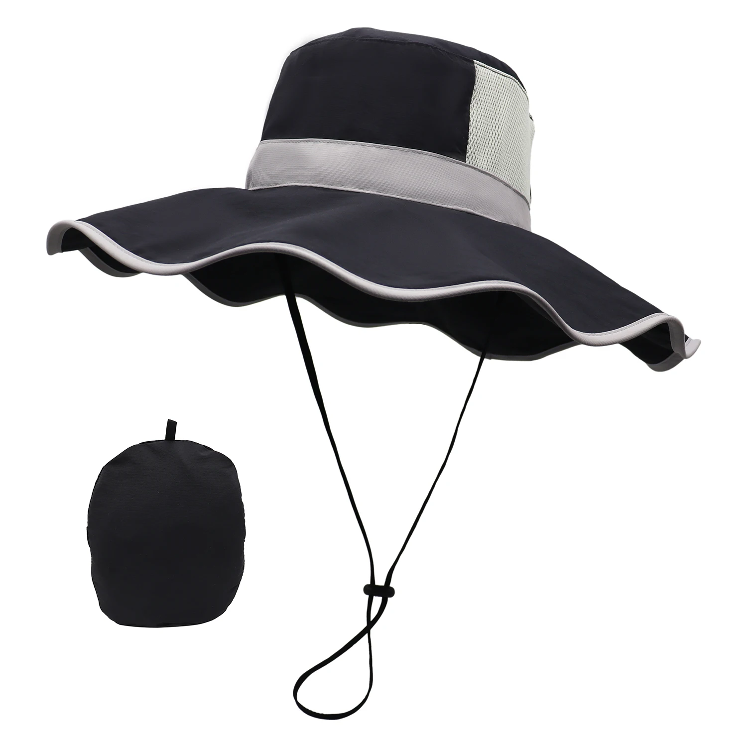 Women's Fisherman's Hats, Sun Hat for Outdoor Cycling, UV Resistant, Wide Brimmed Hat