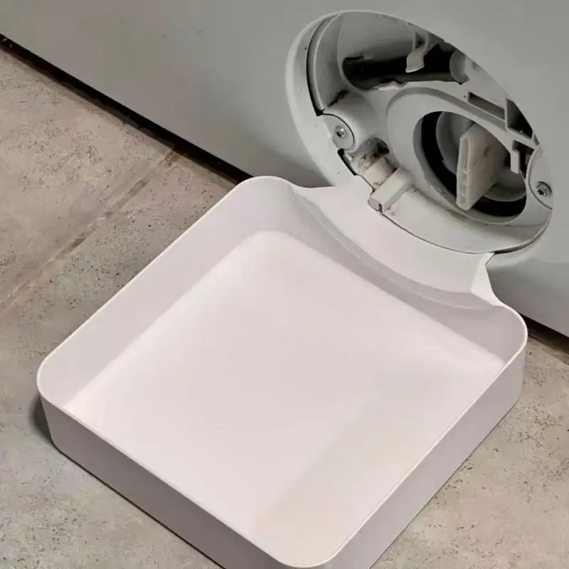 Washing Machine Drainage Tray 3D Printed Drip Funnel Durable PP Material Cleans Lint Filters for Laundry Room