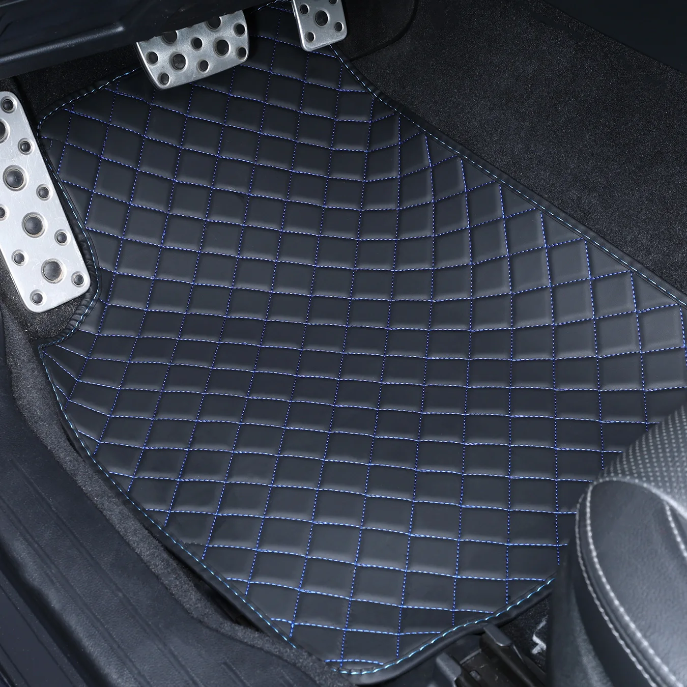 

5Pcs Car Floor Mats Universal PU Leather Waterproof Auto Foot Pad Protector Automobile Interior Car Interior Accessories XNG02-D