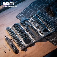 JAKEMY Pro Tech Toolkit: 180+ Bit Magnetic Screwdriver for Electronics Repair (iPhone/PS5/DJI Drone) with Torque Adjustment