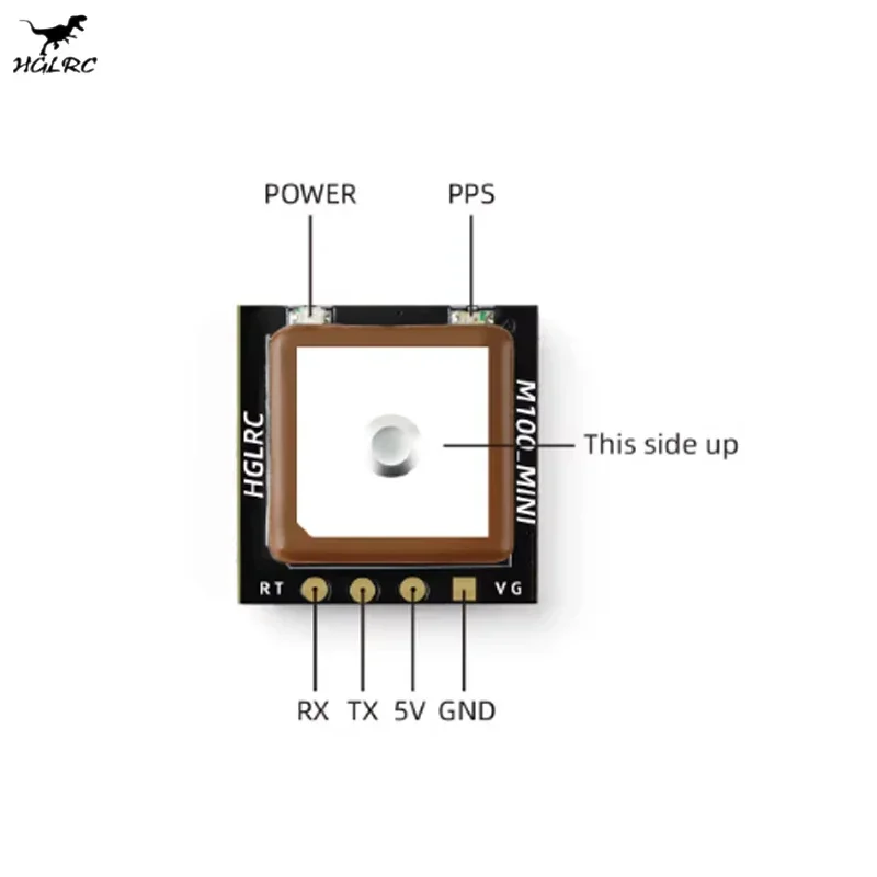 HGLRC M100 MINI GPS 10th Generation Chip three-mode positioning 3.3V-5V For FPV Racing Drone For RC FPV Freestyle Drone