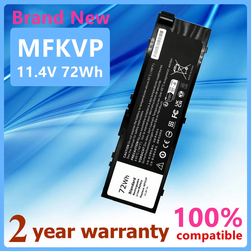 High quality MFKVP Laptop battery For Dell Precision 15 7510 7520 17 7720 7710 M7510 M7710 T05W1 GR5D3 M28DH
