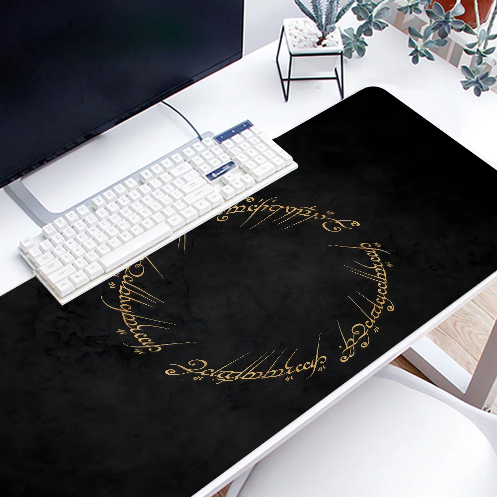 Game Mousepad Large Gaming Mouse Pad LockEdge Thickened Computer Keyboard Table Desk Mat L-Lord Of The R-Rings-s