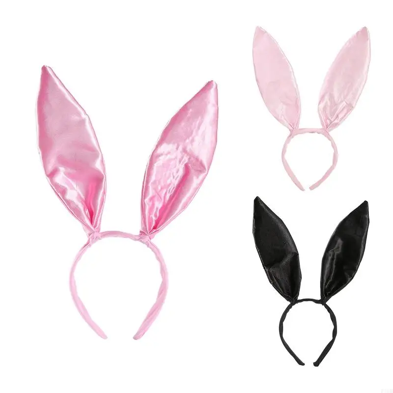 

P8DB Bunny Ear Headband Hair Hoop Hairband Bunny Cosplay Headband