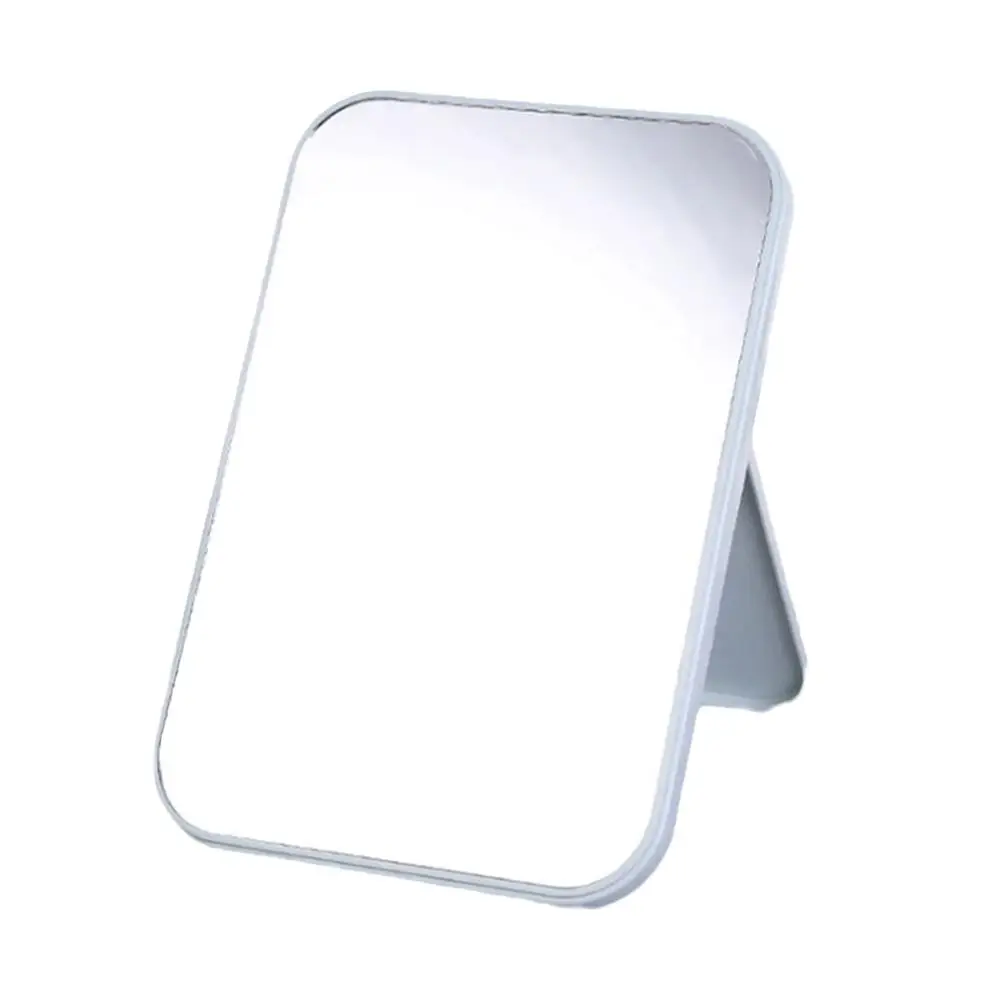Folding Makeup Mirror Portable Makeup Mirror Student Desktop Small Dormitory Desktop Wholesale Mirror Square Mirrors Z8D8