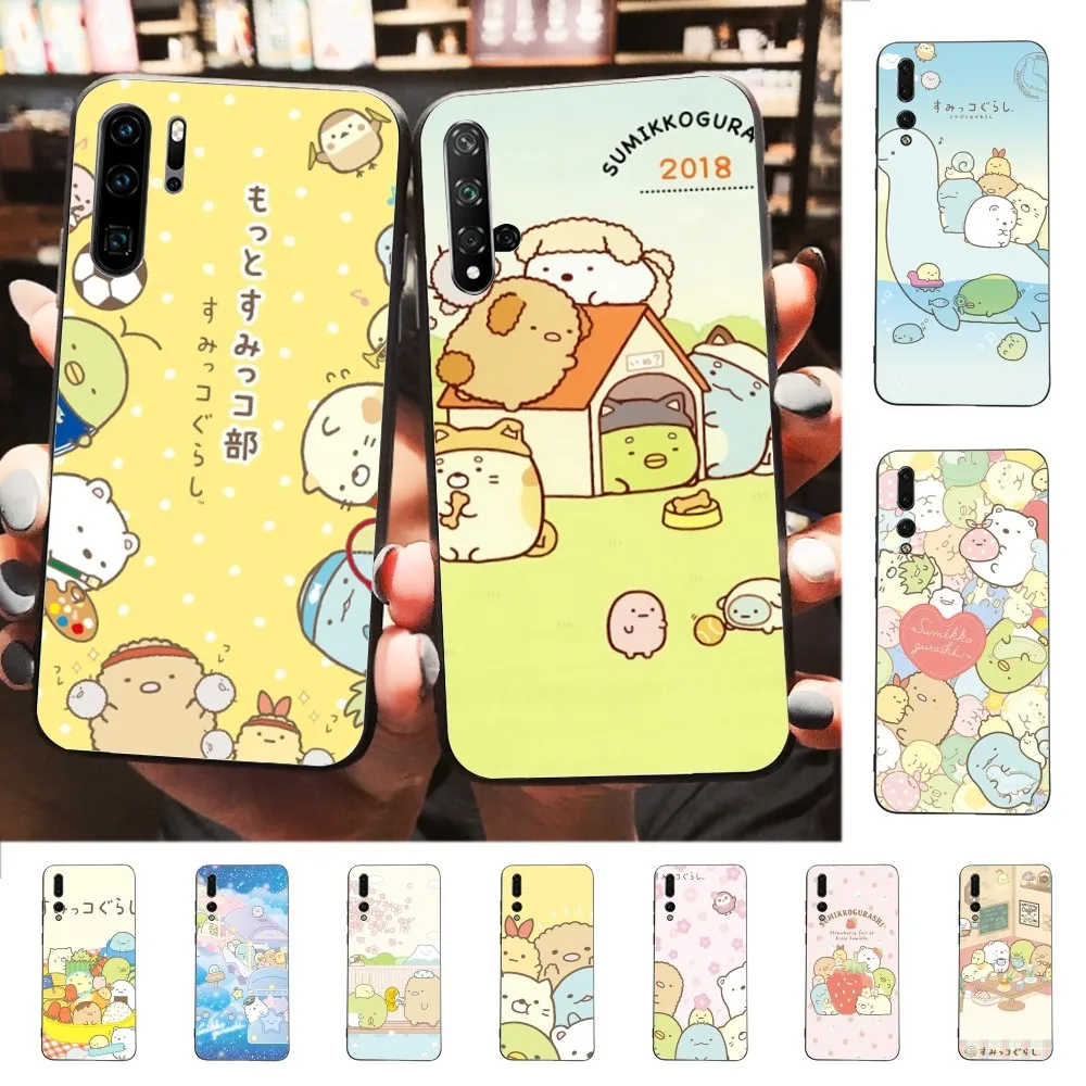 Sumikko Gurashi Cute Phone Case For Huawei P 8 9 10 20 30 40 50 Pro Lite Psmart Honor 10 Lite 70 Mate 20lite