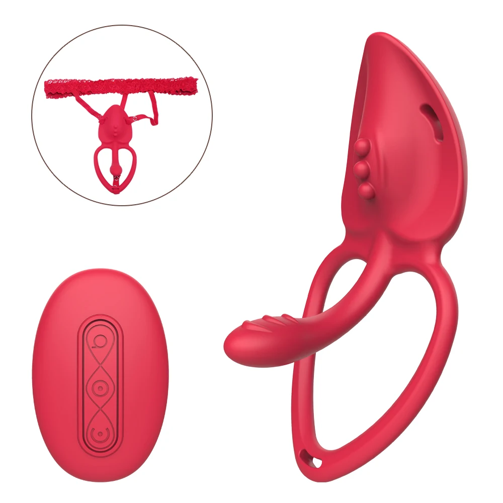Wearable Panty Vibrator with APP & Wireless Remote 9 Modes Clitoral Stimulator Penis Ring Couples Adult Sex Toy