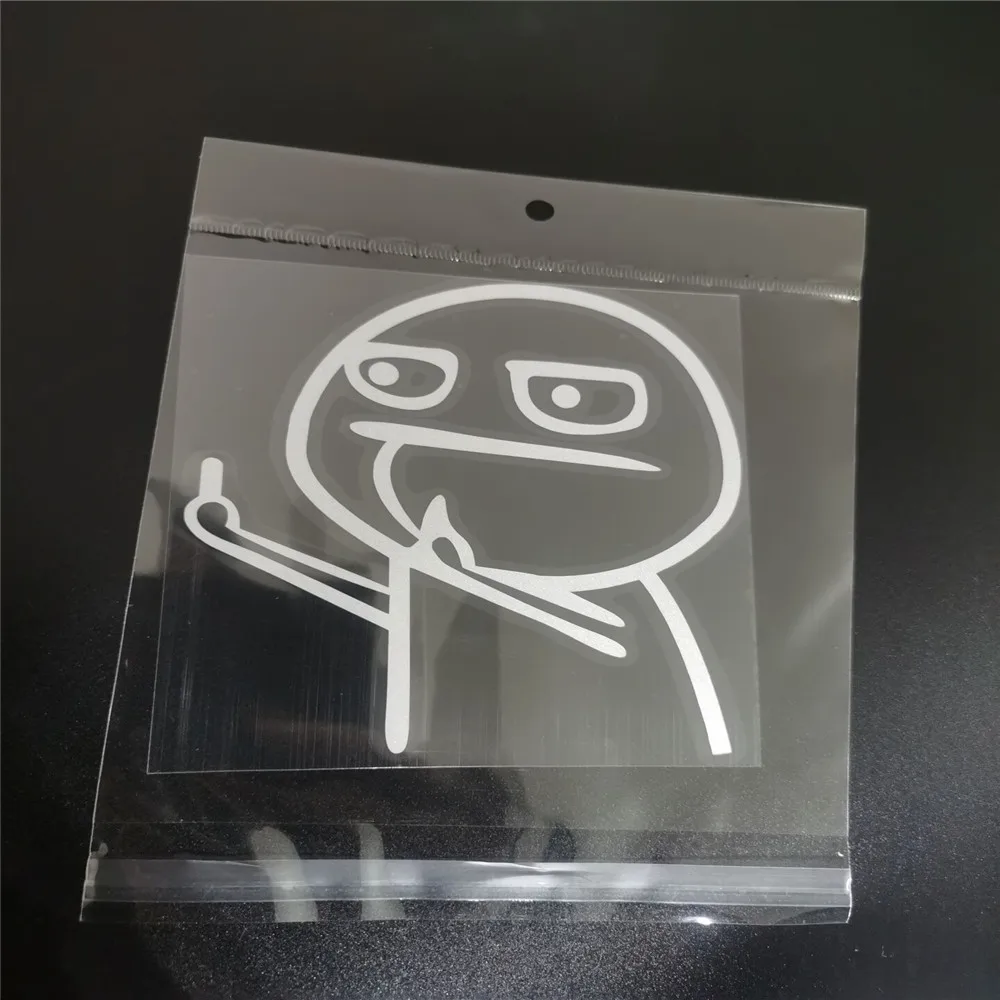 

2021 Car Cartoon Funny Middle Finger Sticker for Skoda Octavia Yeti Roomster Fabia Rapid Superb KODIAQ Citigo
