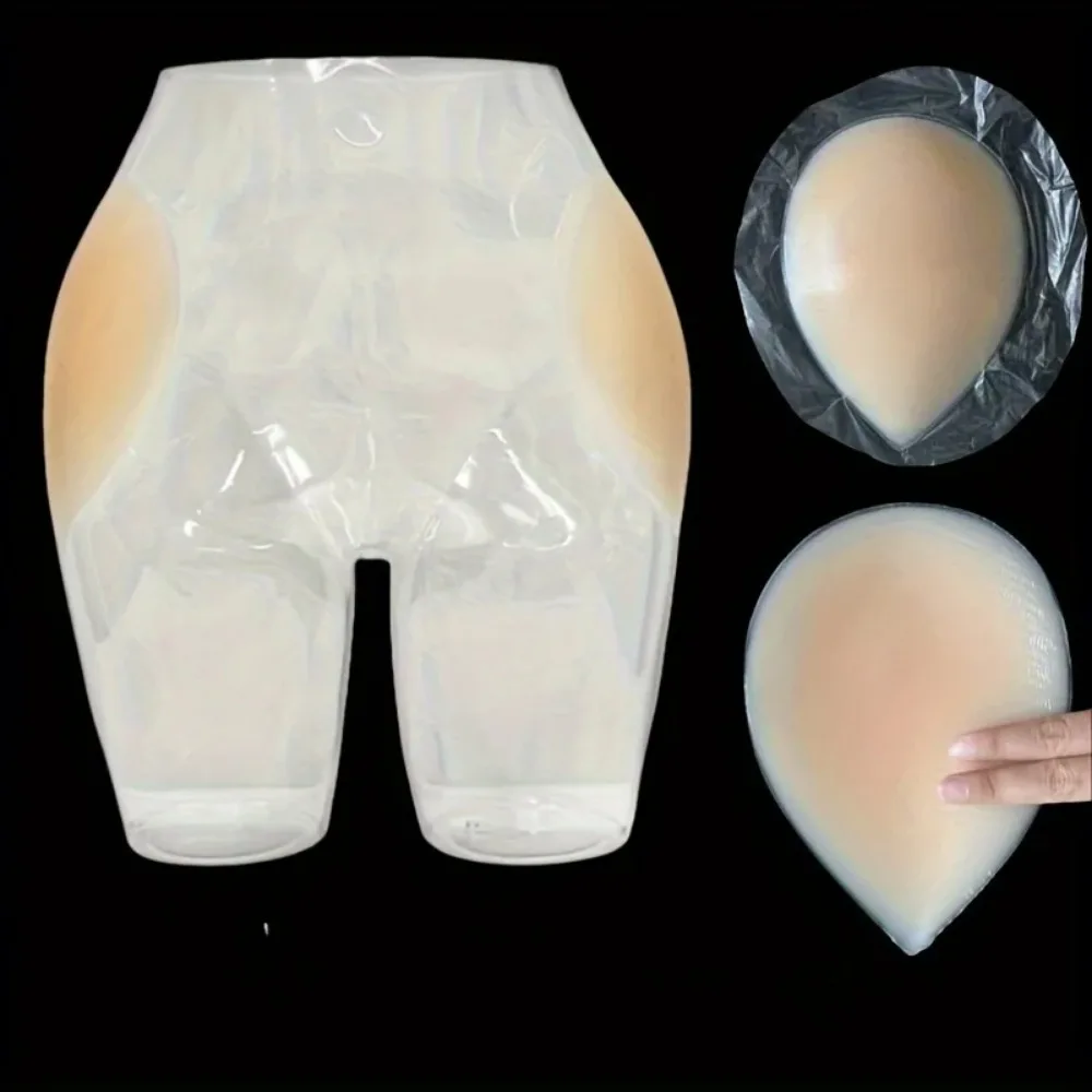 Silicone Hip Sticker False Hip Width Pad Non-marking Hip Simulation Self-adhesive To Improve The Depression on Both Sides image 4