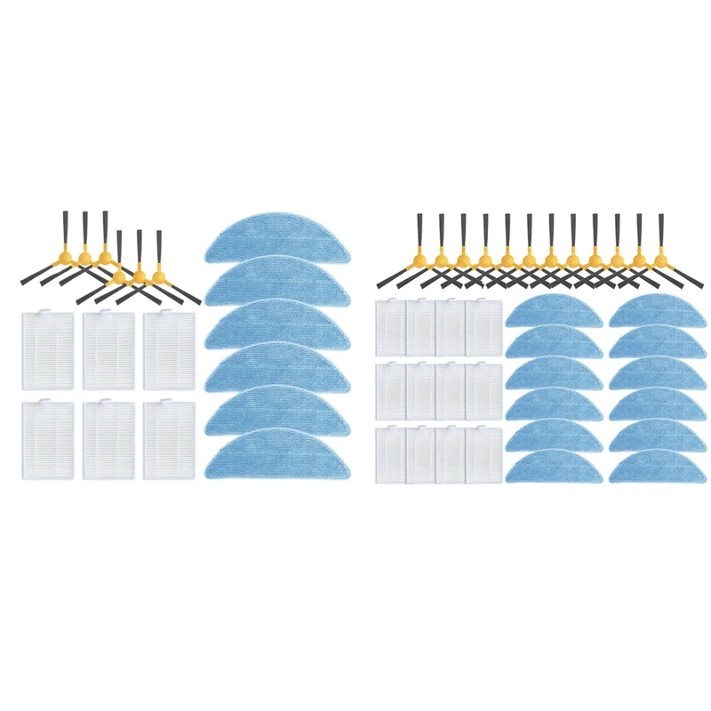 Для Redmond RV-R670S Сменная боковая щетка HEPA-фильтр, подушечки для швабры, запасные части, пластик B