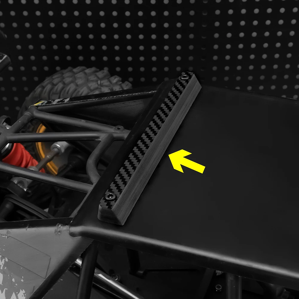 YEAHRUN ألياف الكربون سقف حماية لوحة ل Losi 1/5 DBXL 2.0 4WD عربات التي تجرها الدواب الغاز RTR مركبة يتم التحكم بها عن بُعد ترقية أجزاء الملحقات #2